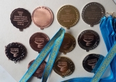 Лазерная гравировка  - медали и награды
