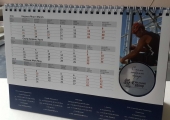 Лазерная гравировка на календарях
